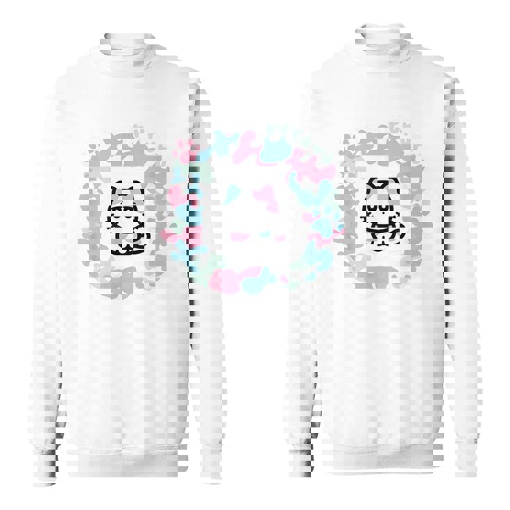 びーえするるる【Bsテレ東公式】カモフラージュ柄tシャツ（ホワイト） スウェットシャツ