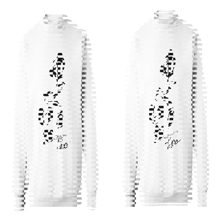 ゆっくりでいい 筆文字 ポジティブ 日本語 メッセージ 和モダン デザイン ギフト 雑貨 文字 スウェットシャツ