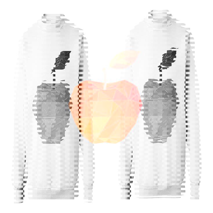 りんご フルーツ モチーフ アート りんご スウェットシャツ