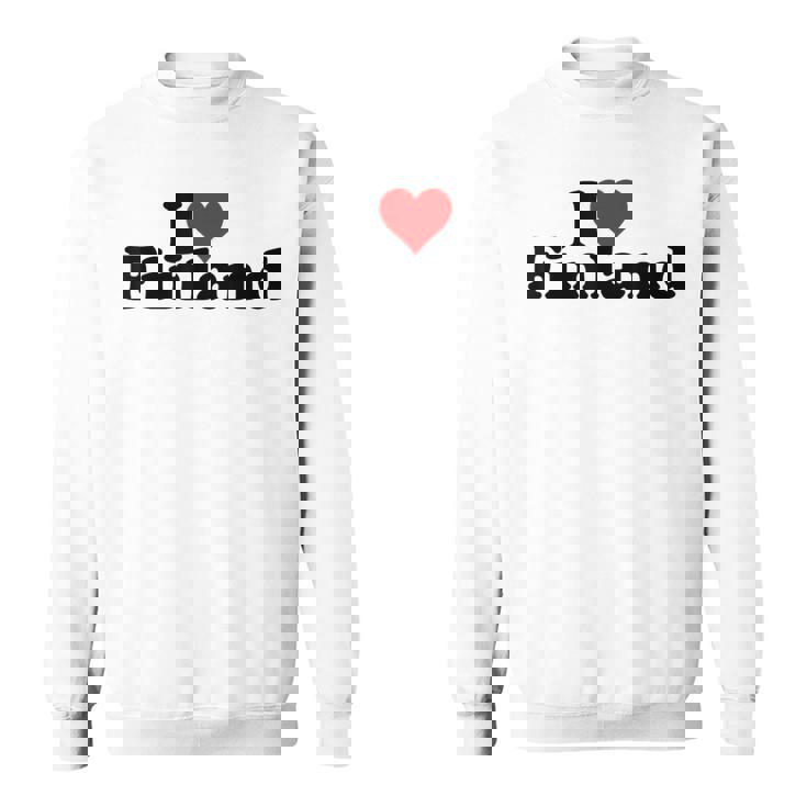 アイラブハートフィンランド スウェットシャツ