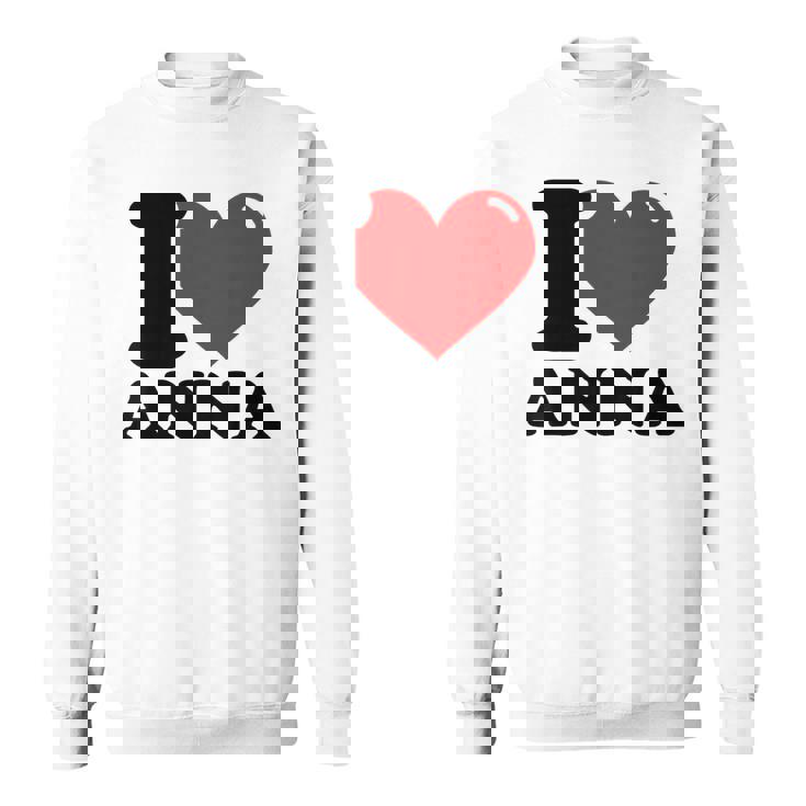 アイ・ラブ・アンナ スウェットシャツ