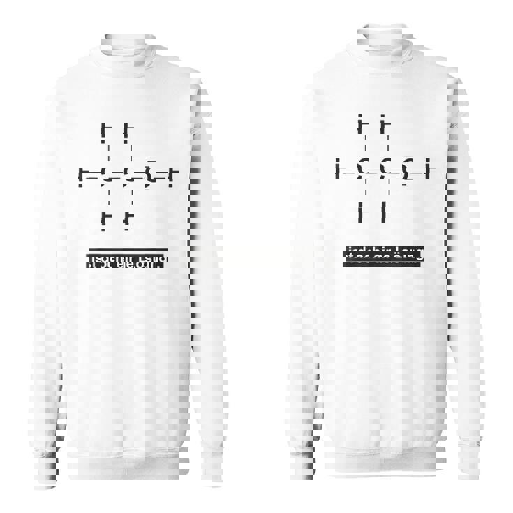 アルコールはソリューション 化学成分エタノール スウェットシャツ