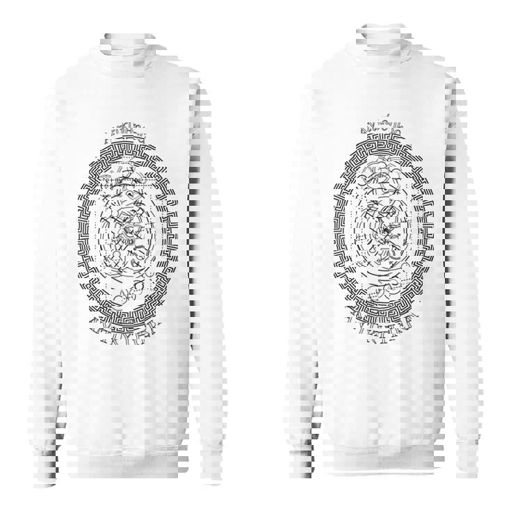 アンティキテラ メカニズム 線引き 長袖tシャツ スウェットシャツ