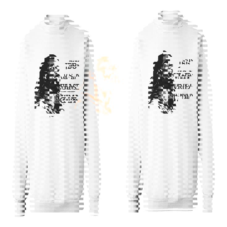 イエスは非武装の黒人だった スウェットシャツ