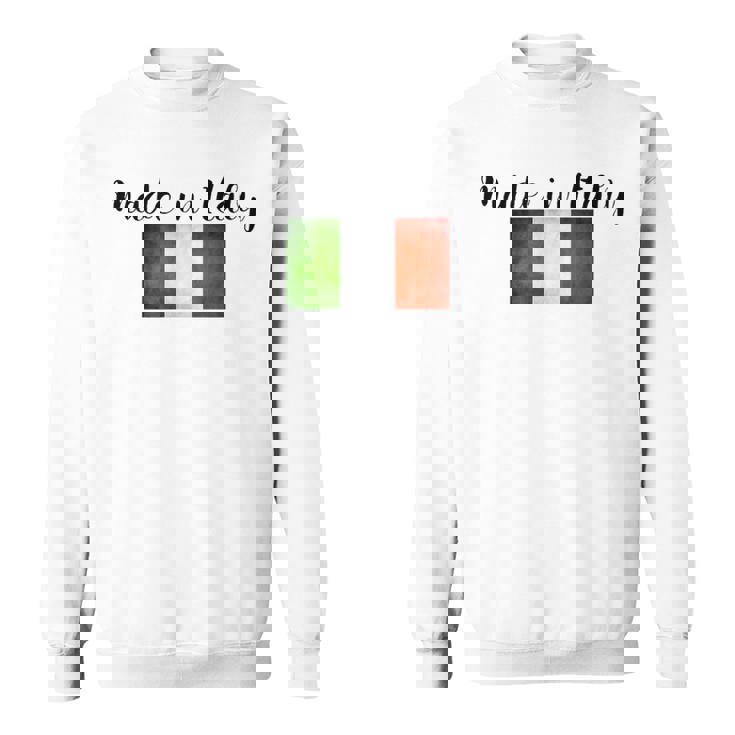 イタリア製イタリア国旗シャツ。 スウェットシャツ