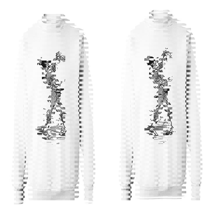 オズの土地 ビンテージアート ハロウィーン オズの魔法使い かかし スウェットシャツ