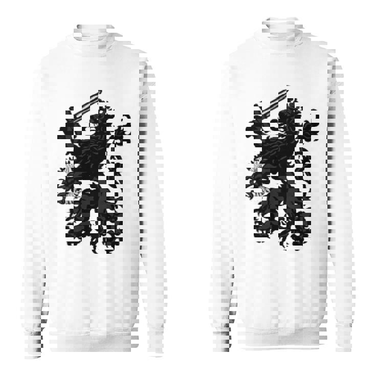 オランダ国旗 オランダプライド オランダルーツ ライオンコート スウェットシャツ