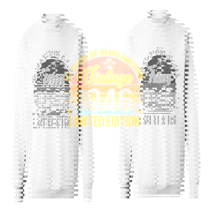 オンバック レトロヴィンテージ 1946年3月 80歳 80歳の誕生日 スウェットシャツ