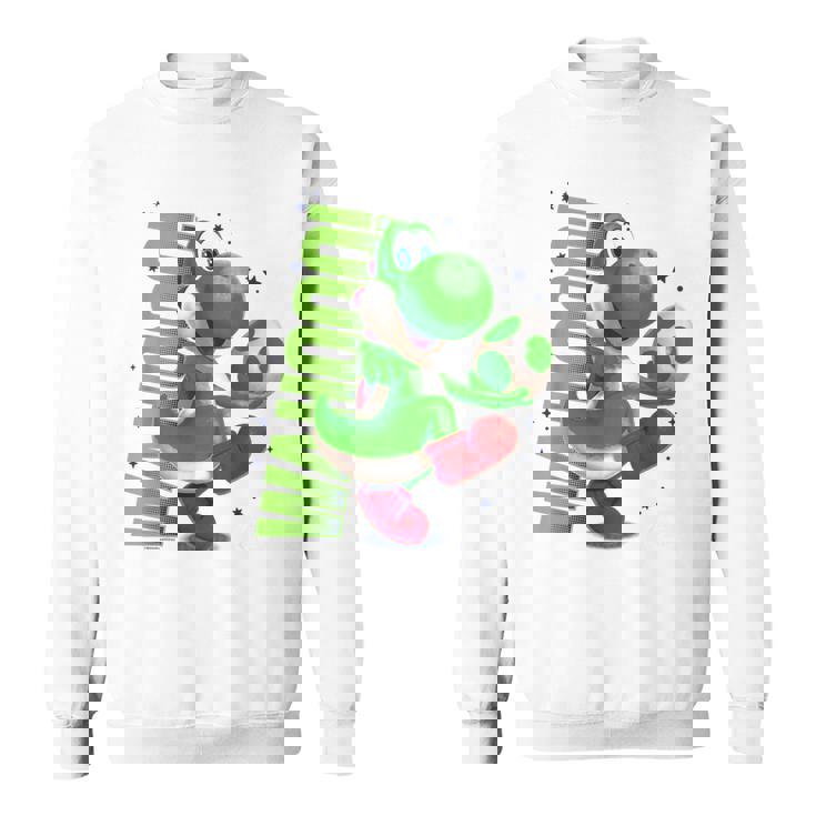 ザ・スーパーマリオギャラクシー・ムービー Action Yoshi スウェットシャツ