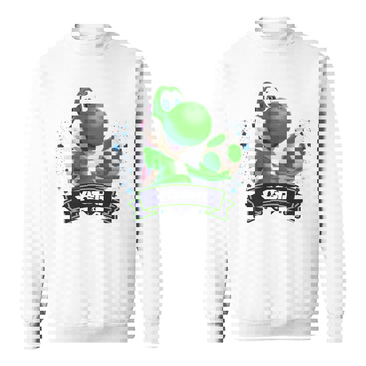 ザ・スーパーマリオギャラクシー・ムービー Yoshi Champion 長袖tシャツ スウェットシャツ