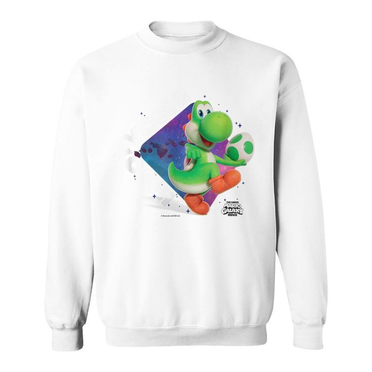 ザ・スーパーマリオギャラクシー・ムービーyoshi In Action スウェットシャツ