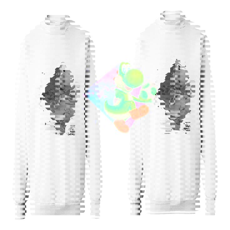 ザ・スーパーマリオギャラクシー・ムービーyoshi In Action スウェットシャツ