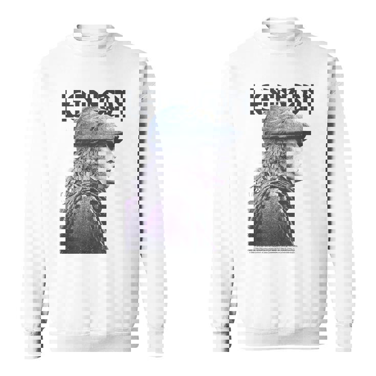 ジョン・レノン 平和な色調の肖像画 スウェットシャツ