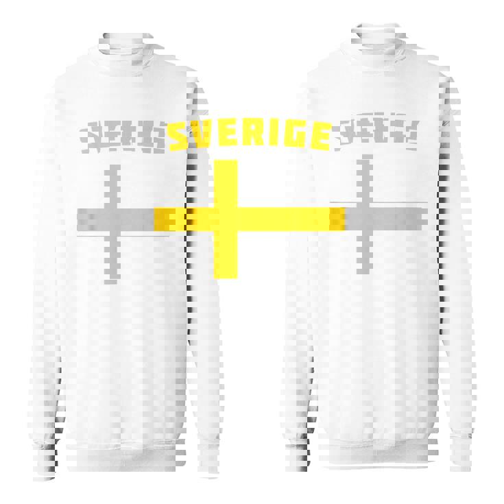 スウェーデンサッカースウェーデン国旗 ファンジャージ スウェットシャツ