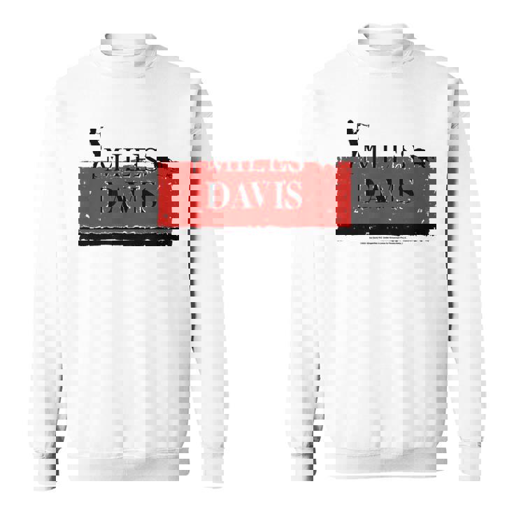 スペインのマイルス・デイビスのスケッチ スウェットシャツ