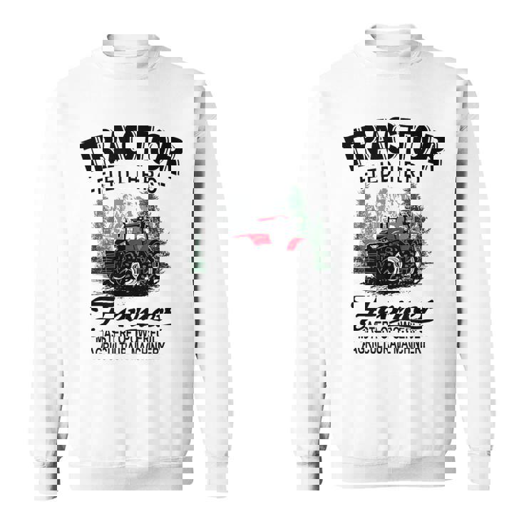 トラクター トラクター トラクター 農家 農業 スウェットシャツ