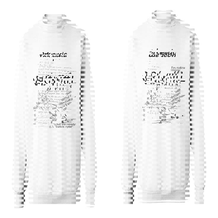 ドレイクの方程式を使用したデザイン エイリアンシビルを探す スウェットシャツ