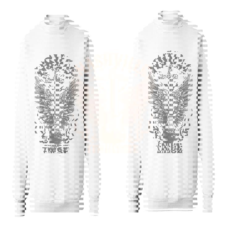 ナッシュビル テネシー ギター カントリーミュージック シティ レディース メンズ キッズ スウェットシャツ