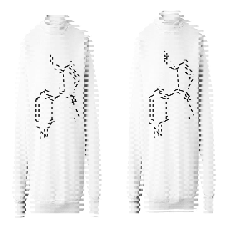 ニコチンの化学構造 スウェットシャツ