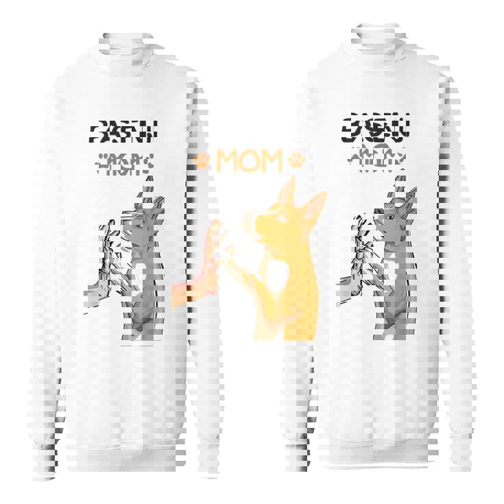 バセンジーママ犬愛好家 スウェットシャツ