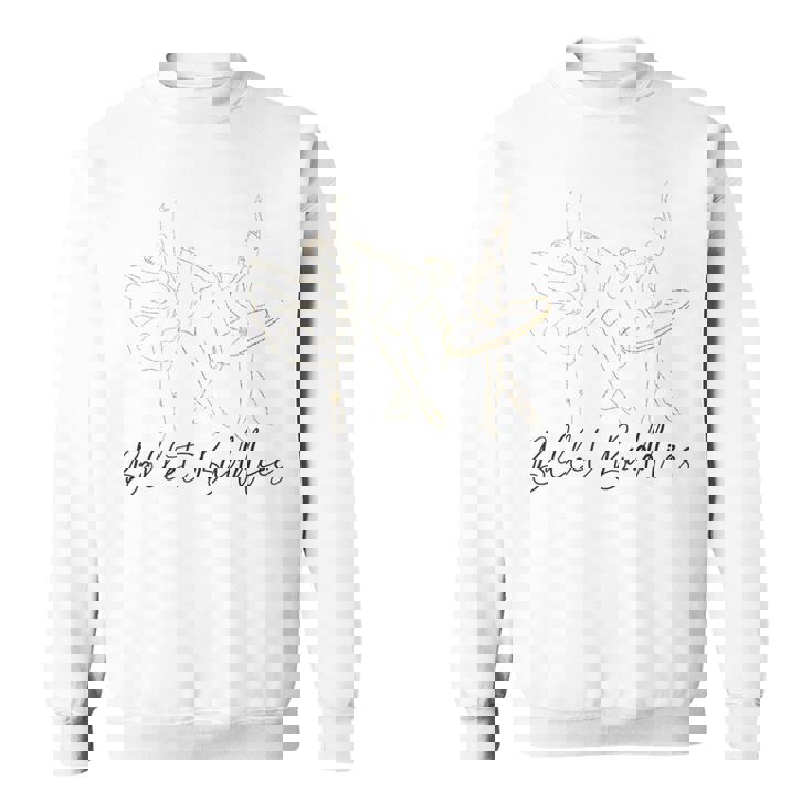 バレエ ダンサー ダンスガール バレリーナ フレンズ Besties バレエ スウェットシャツ