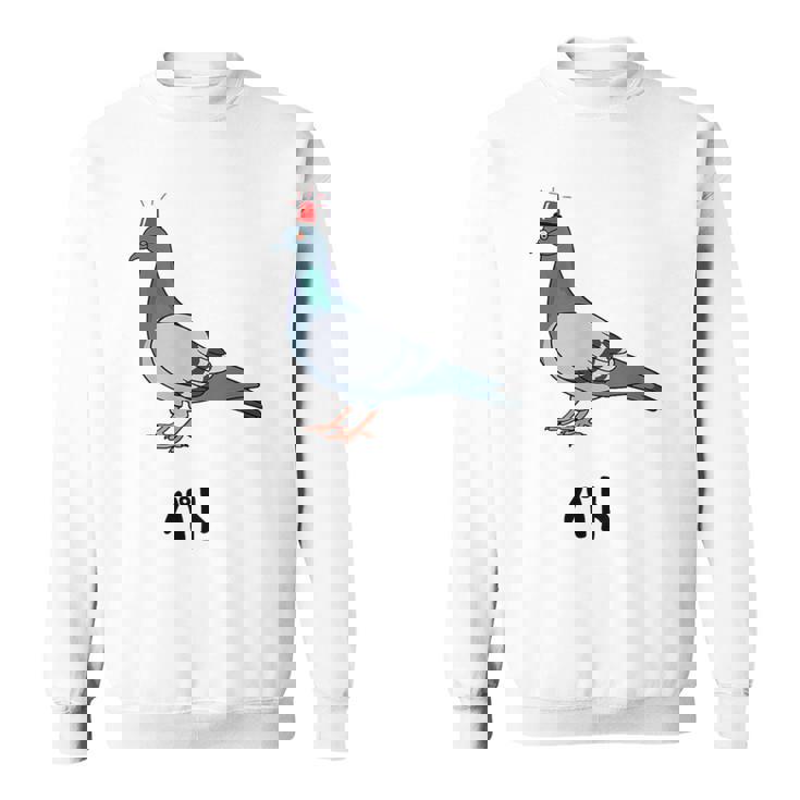 パト 鳩 ギャグ ジョーク 動物好き ダジャレ パトカー 警察 駄洒落 お笑い おもしろ ネタ スウェットシャツ