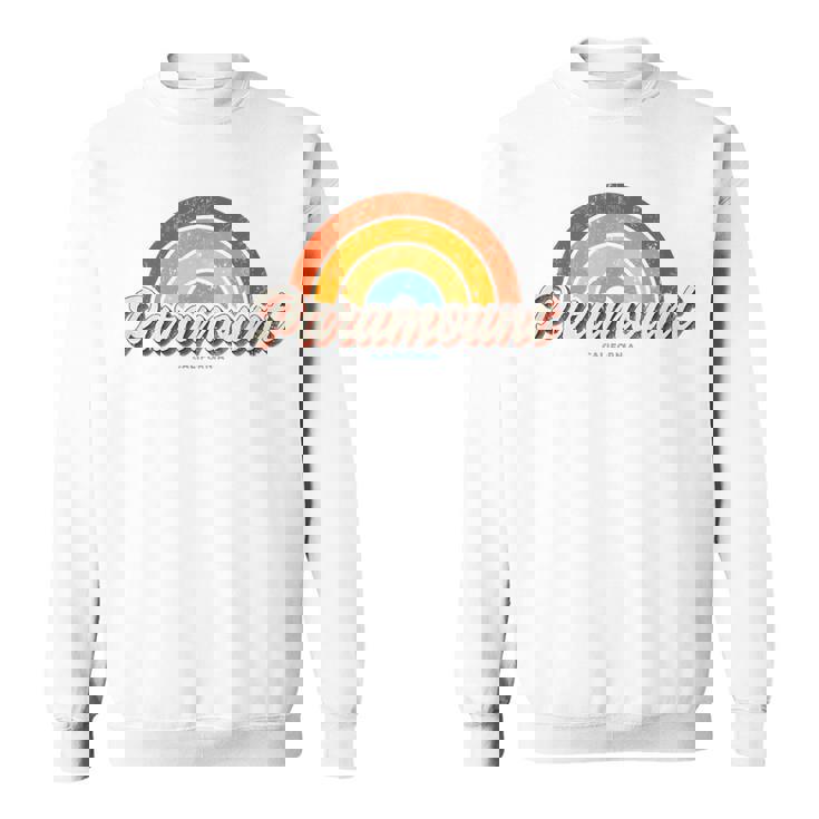 パラマウント カリフォルニア Ca ヴィンテージ レインボー レトロ 70年代 スウェットシャツ