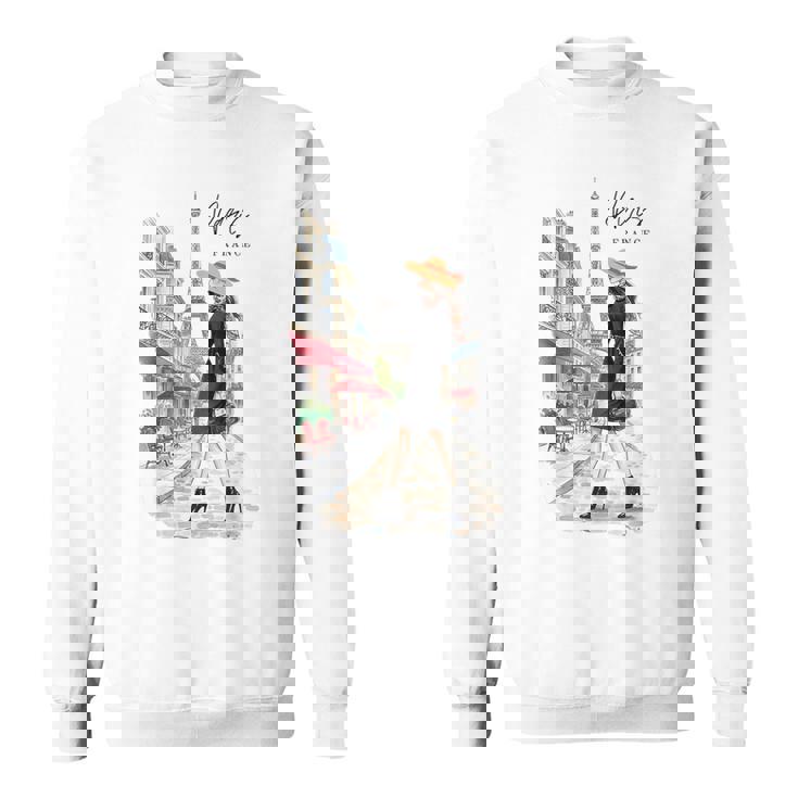 パリジャン エレガンス エッフェル塔 ファッション アート パリ フランス スウェットシャツ