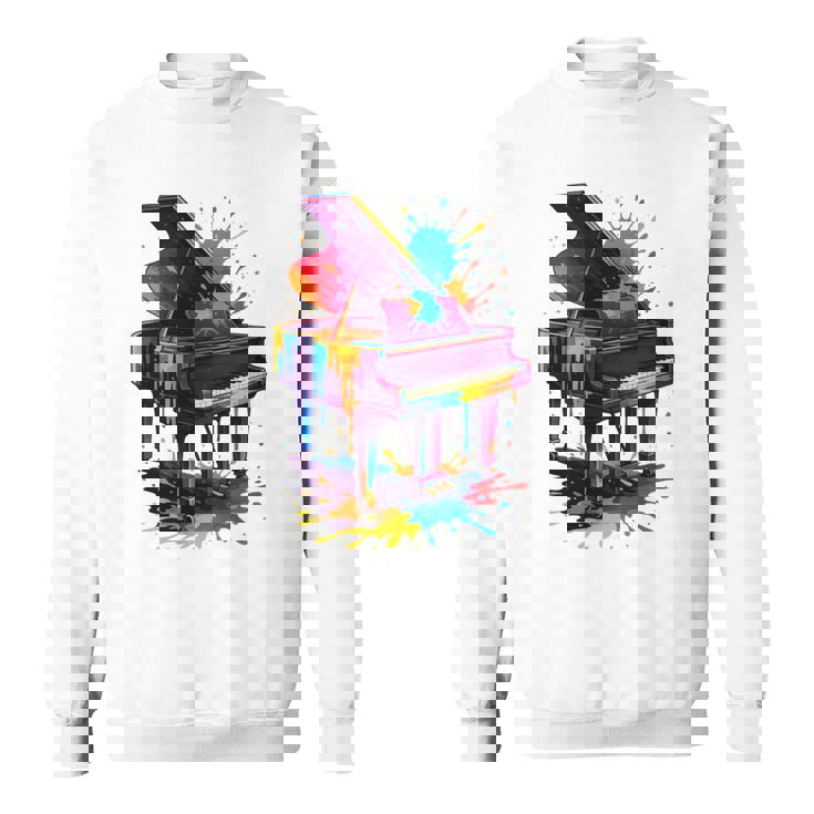 ピアノ ティー 楽器 ピアノ 長袖tシャツ スウェットシャツ