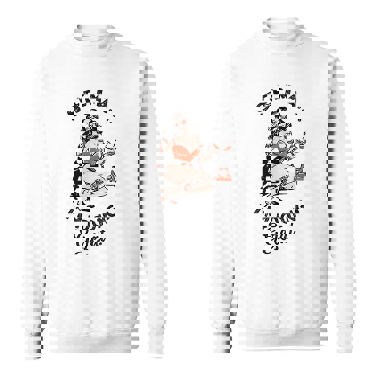 ファニー タトゥー ロカビリー ピンナップ ウィスキー 猫と一緒に飲む スウェットシャツ