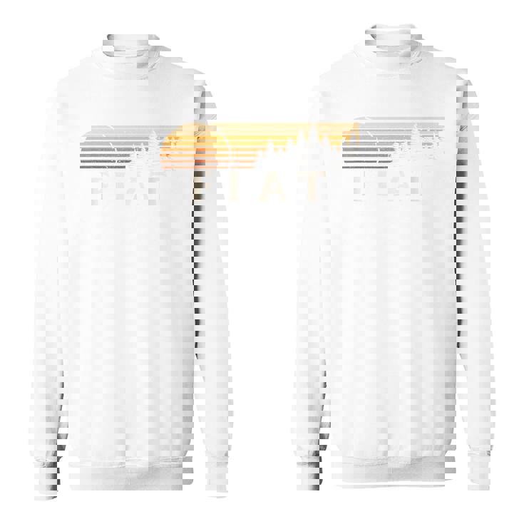 フィアット、Ks ヴィンテージ エバーグリーン サンセット 80年代 レトロ スウェットシャツ