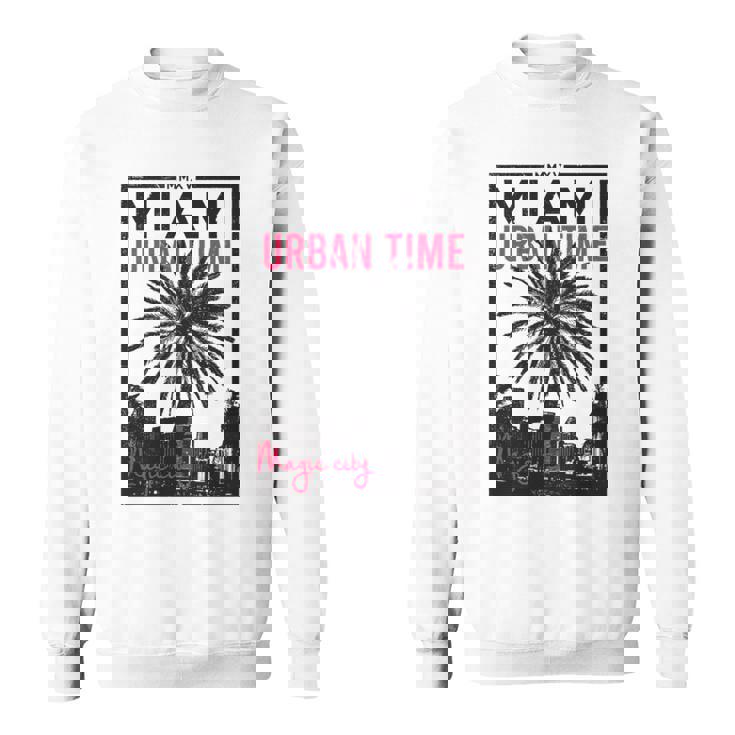 マイアミマジックシティビーチシャツ フロリダ愛好家向け 長袖tシャツ スウェットシャツ