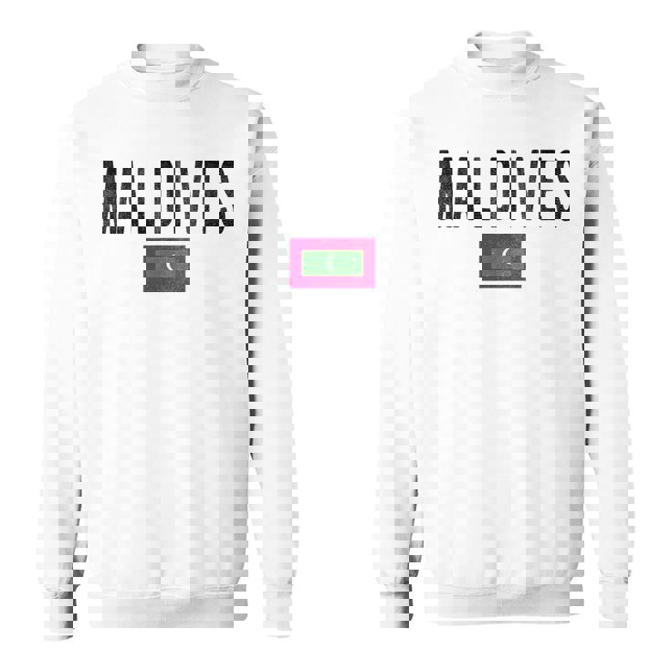 モルディブ国旗-お土産モルディブ。 スウェットシャツ