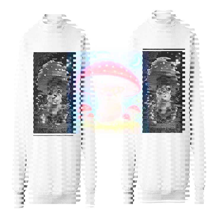 ラッコ コタコアキノコ グランジ 美的ラッコ スウェットシャツ