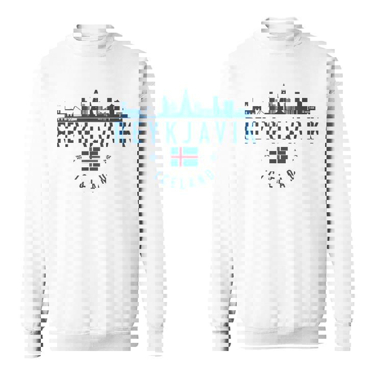 レイキャビク アイスランド アイスランド国旗 スカイライン プライド お土産 スウェットシャツ