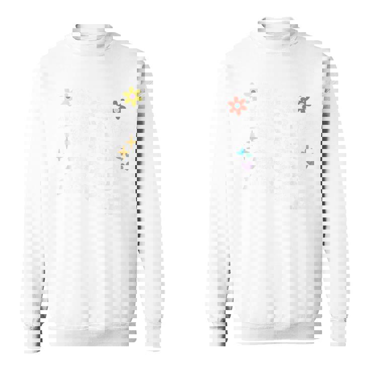 レトロなグルーヴィー。人生でジャミヤが多すぎることはありません。 スウェットシャツ