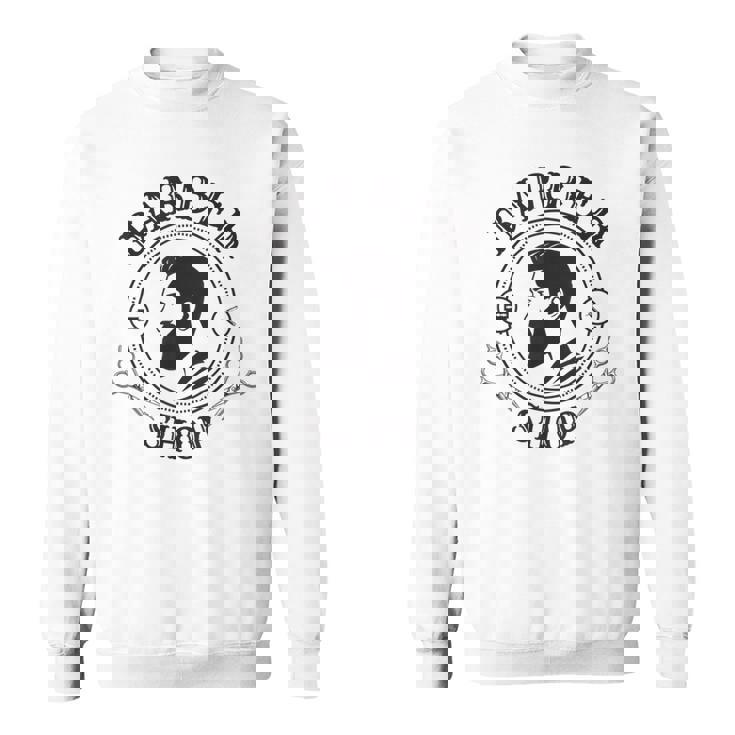 レトロバーバーショップシャツ バーバーtシャツ メンズ スウェットシャツ