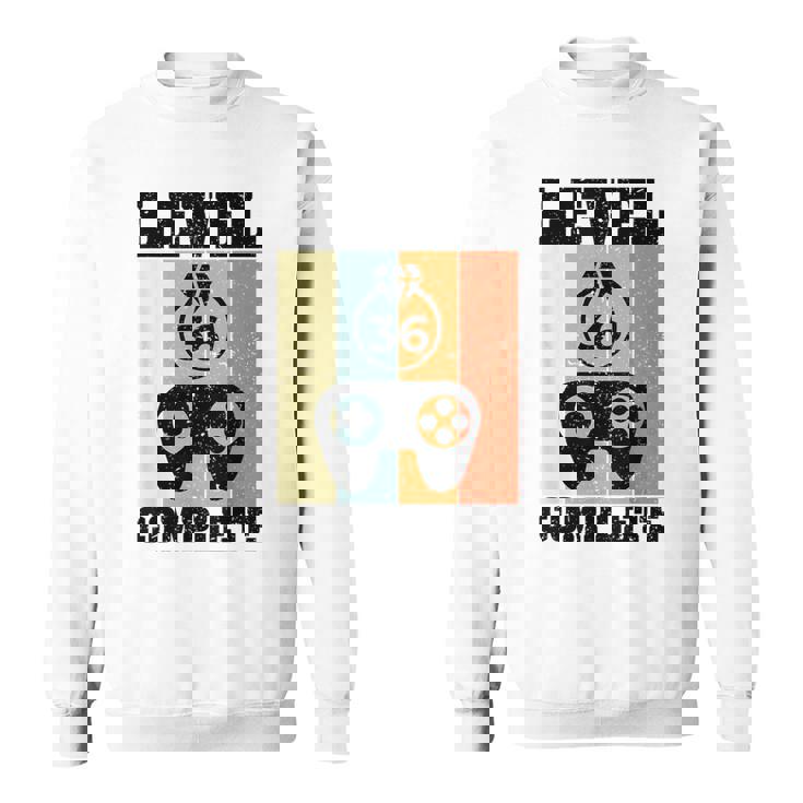 レベル 36 コンプリート 36Th 面白い 結婚記念日 カップル向け スウェットシャツ