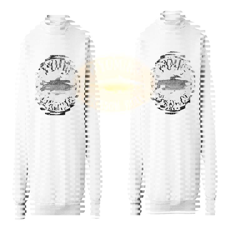 ワイオミング ジャクソン ホール トラウト 魚 フライフィッシング ビンテージ スウェットシャツ