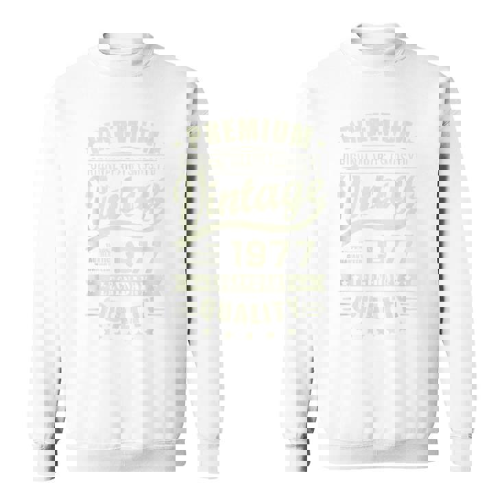 ヴィンテージ 1977 男性用 レトロ 面白い 1977 誕生日 スウェットシャツ