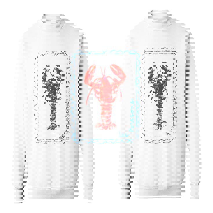 ヴィンテージレッドロブスター スウェットシャツ