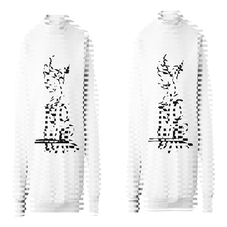 不戦の鳩 世界平和の象徴 ホープ・ハーモニー・フェスティバル No War Dove Of Wolrd Peace 長袖tシャツ スウェットシャツ