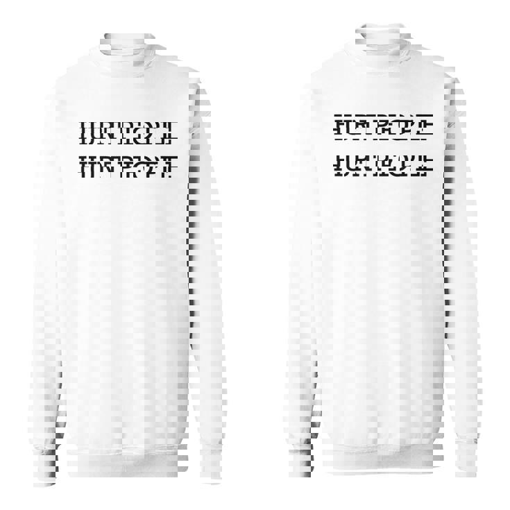 人を傷つける スウェットシャツ