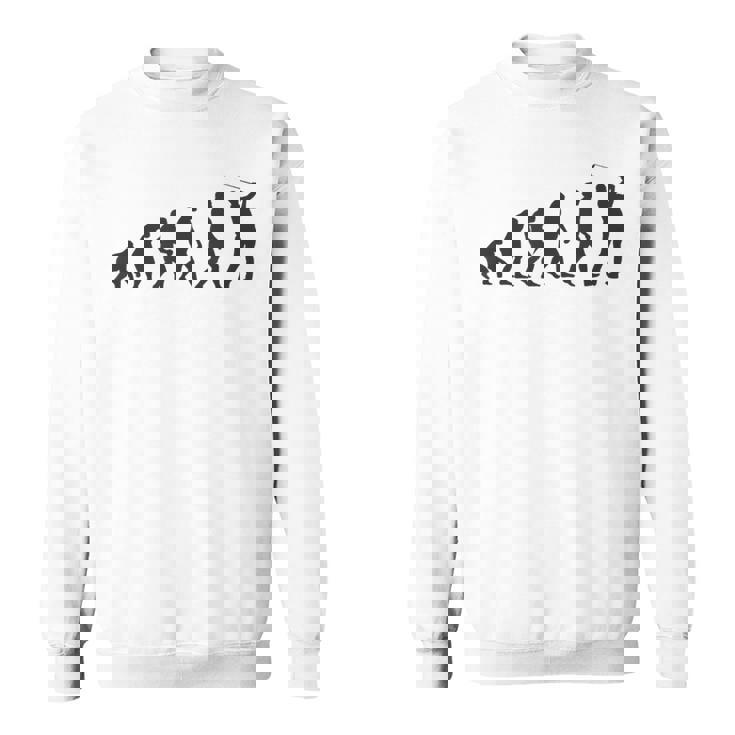 人類の進化 ネタ ゴルファー ゴルフ ゴルフ好き ゴルフファン おもしろ ゴルフ部 スウェットシャツ