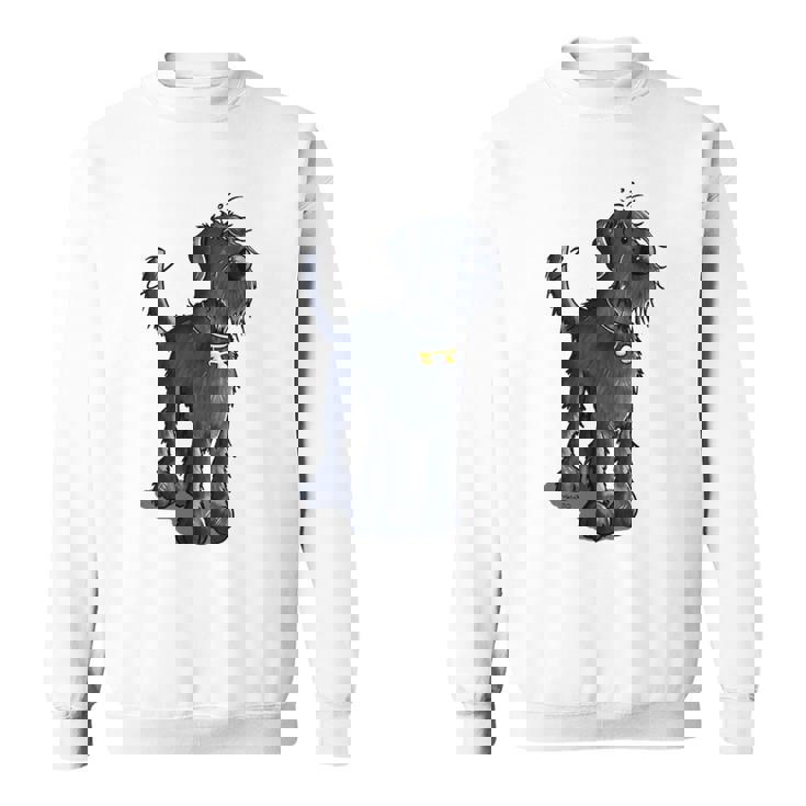 愉快なジャイアントシュナウザー Ichnauzer ギフト ドッグファン 長袖tシャツ スウェットシャツ