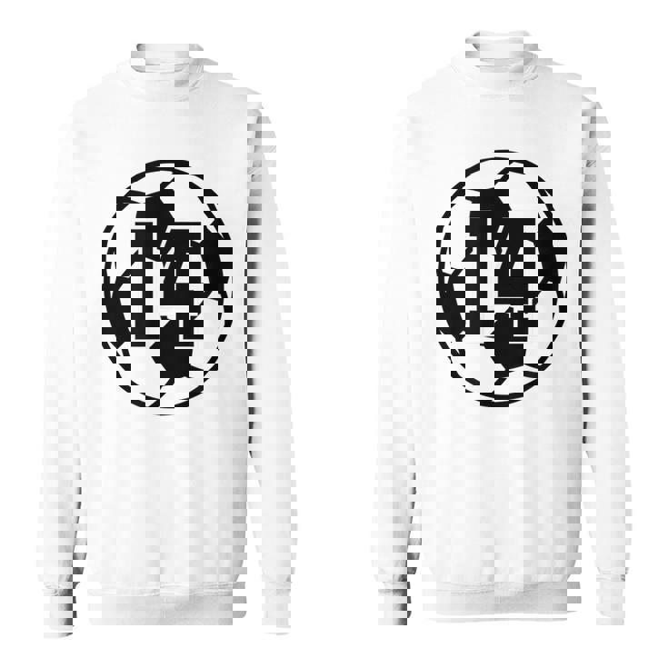 数字 14 Fourn サッカーボール Futbol スウェットシャツ