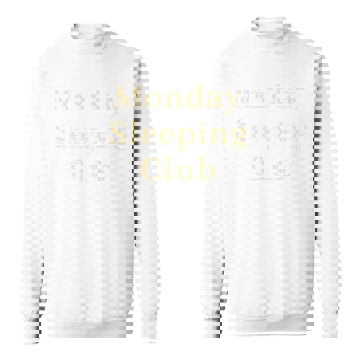 月曜日の睡眠クラブ 長袖tシャツ スウェットシャツ