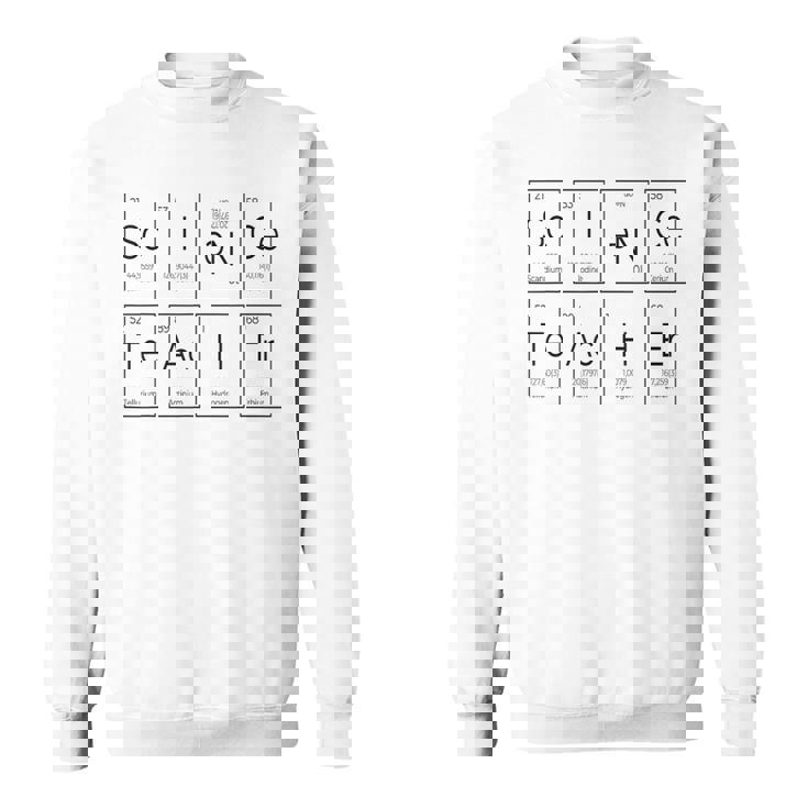 理科 先生 周期表 元素 化学 生物学 スウェットシャツ