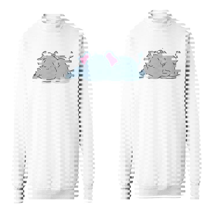 眠っている象 スウェットシャツ