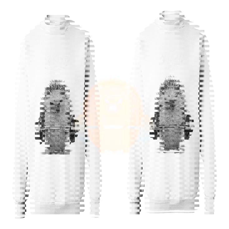 筋トレ ジム やる気がないなら家に帰れ ハリネズミ スウェットシャツ